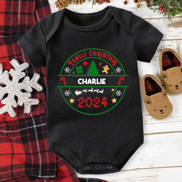 Personalized Family Christmas Name T-Shirt| Match0411