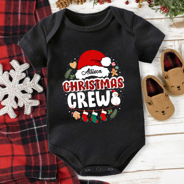 Personalized Family Christmas Monogrammed Name T-Shirt| Match0416
