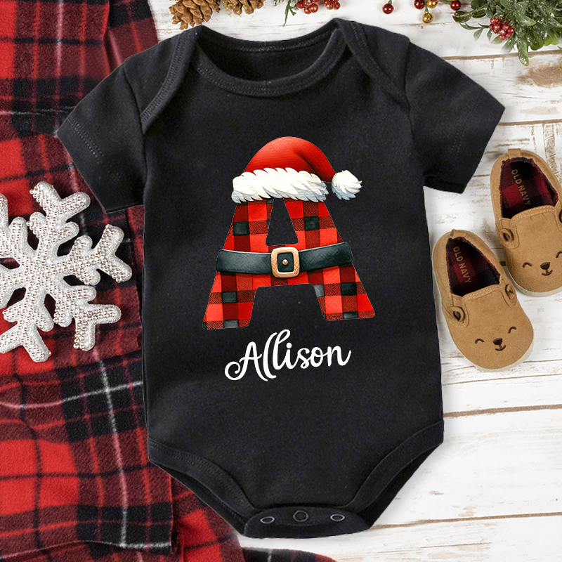 Personalized Family Christmas Monogrammed Name T-Shirt| Match0420