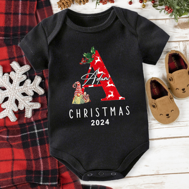 Personalised Family Christmas Name T-Shirt| Match0403