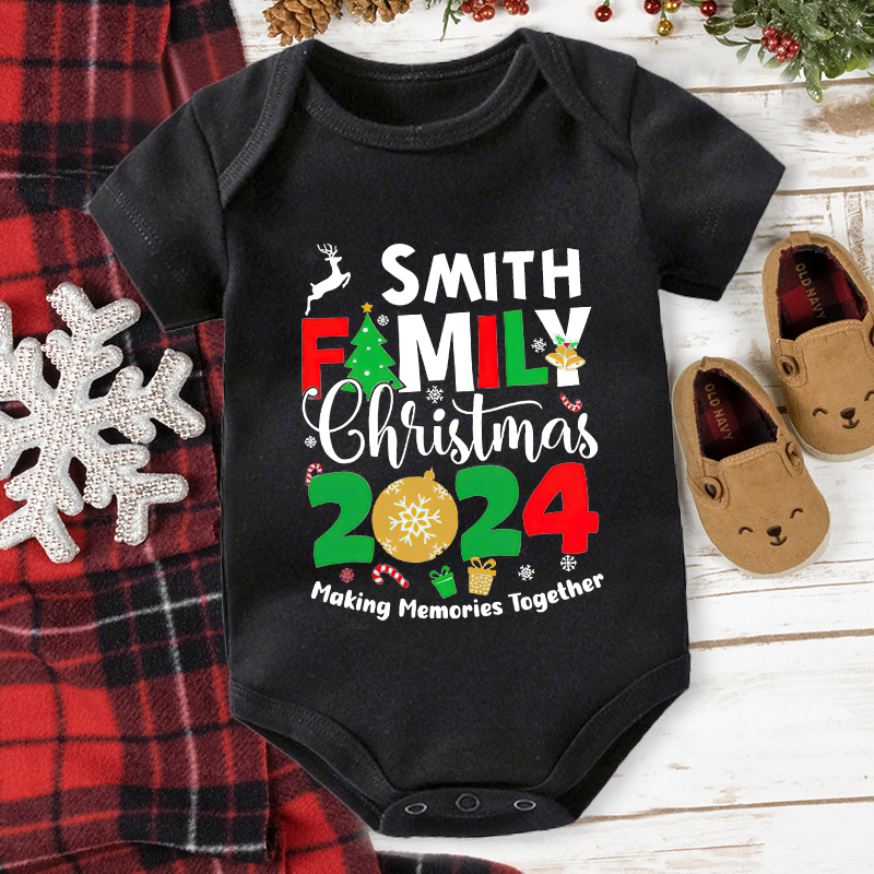 Personalised Family 2024 Making Memories Together T-Shirt| Match0405