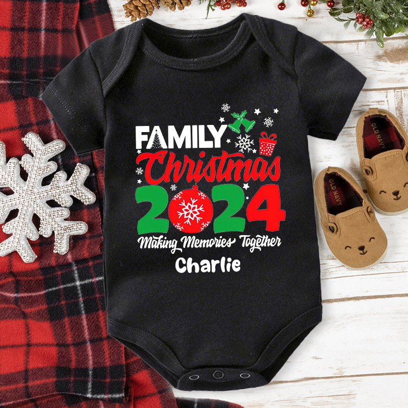 Personalised Family 2024 Making Memories Together T-Shirt| Match0406