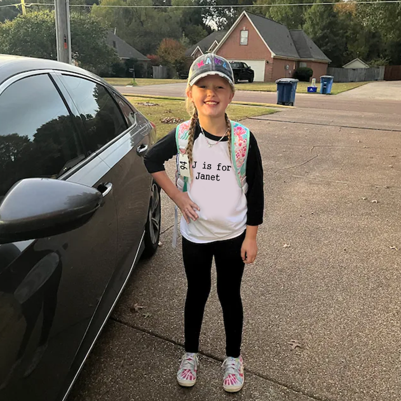 Personalized Kids Name Long Sleeves Shirt| Cloth147