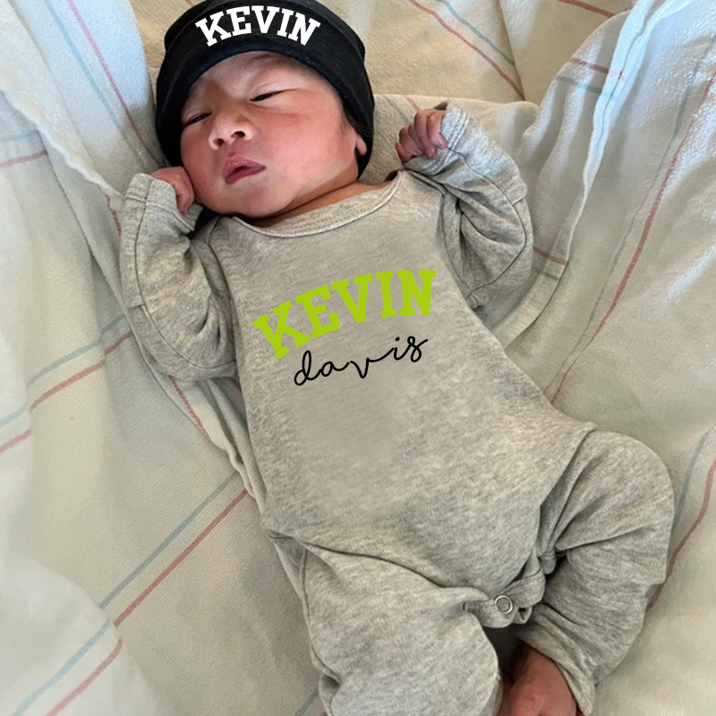 Personalized Baby With Hat Cozy Going Home Sets| BBCloth65