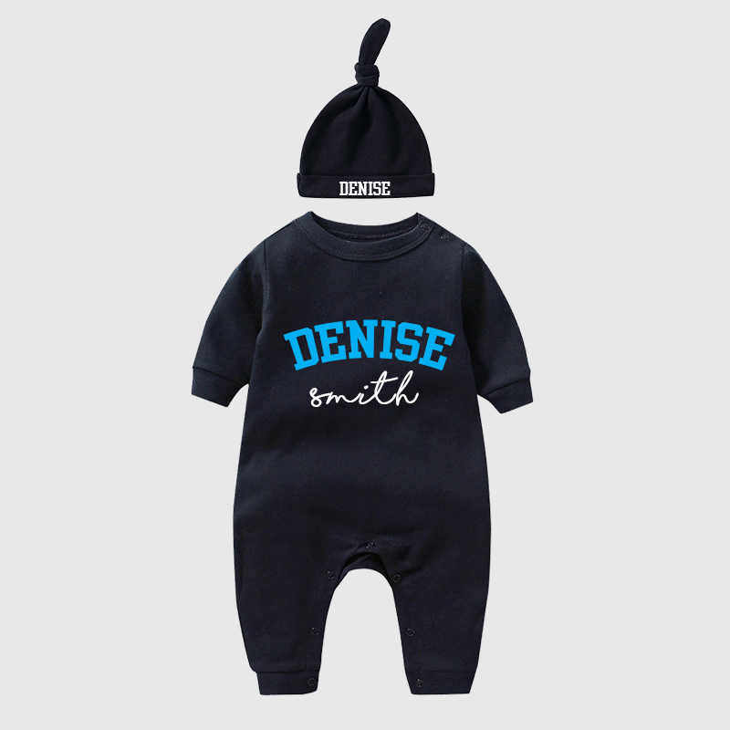 Personalized Baby With Hat Cozy Going Home Sets| BBCloth65