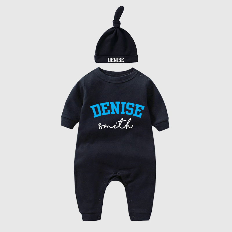 Personalized Baby With Hat Cozy Going Home Sets| BBCloth65