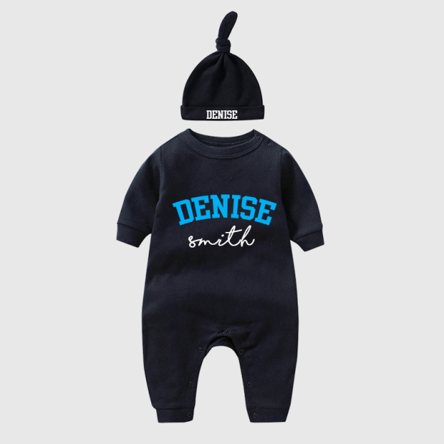 Personalized Baby With Hat Cozy Going Home Sets| BBCloth65