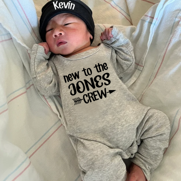 Personalized Baby With Hat Cozy Going Home Sets| BBCloth67