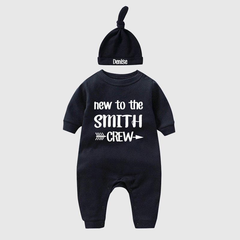 Personalized Baby With Hat Cozy Going Home Sets| BBCloth67