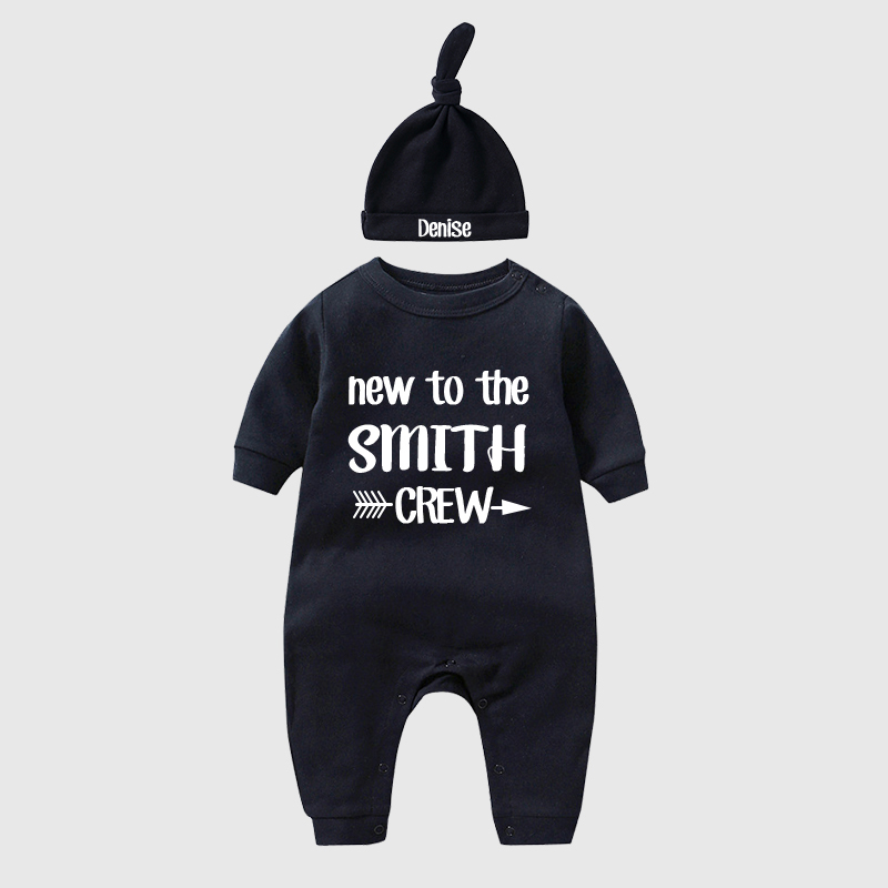 Personalized Baby With Hat Cozy Going Home Sets| BBCloth67