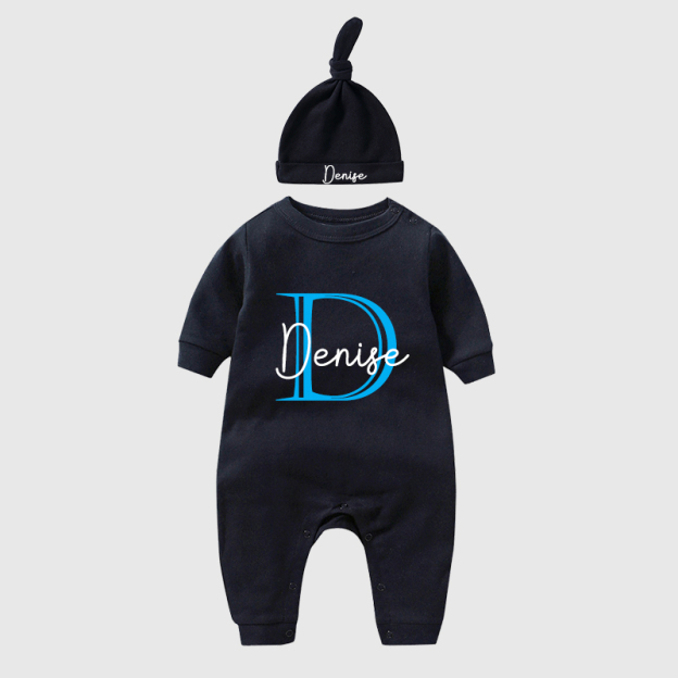 Personalized Baby With Hat Cozy Going Home Sets| BBCloth67