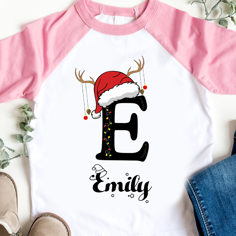 Personalized Kids Christmas Shirt| Cloth12419