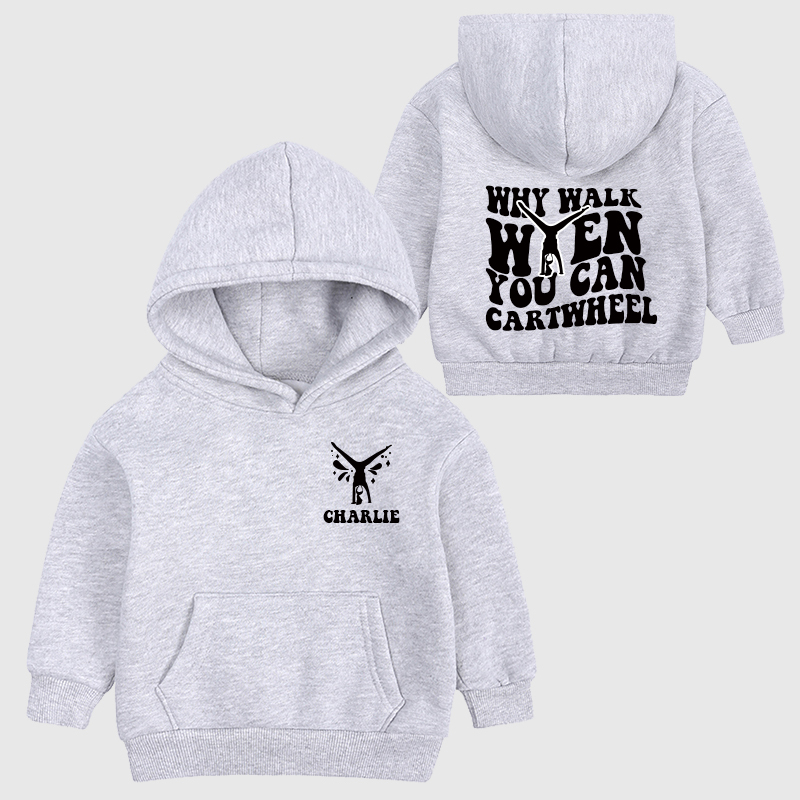 Personalized Kids Gymnastics Cozy Hoodie| Cloth11605
