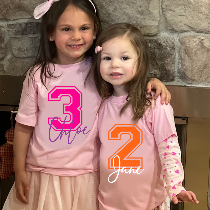 Personalised Kid Birthday Unisex T-Shirt| Cloth1409