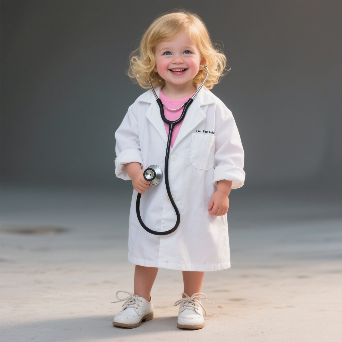 Personalized Kids Embroidery Costume Doctor Coat| YESHalloween03