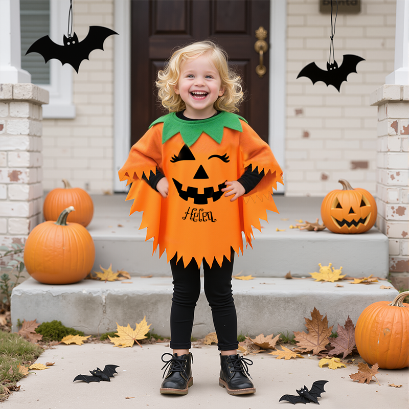 Personalized Halloween Night Glowing Costumes Pumpkin Set| YESHalloween05