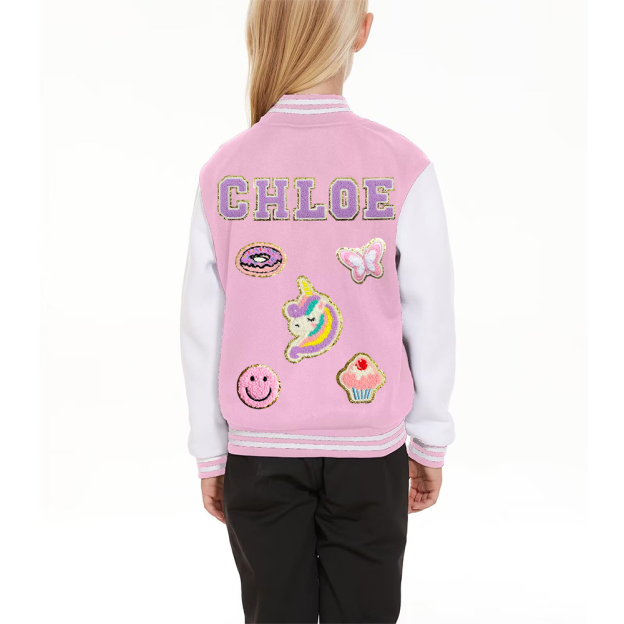 Personalized Kids Sports Patch Jacket| Cloth196