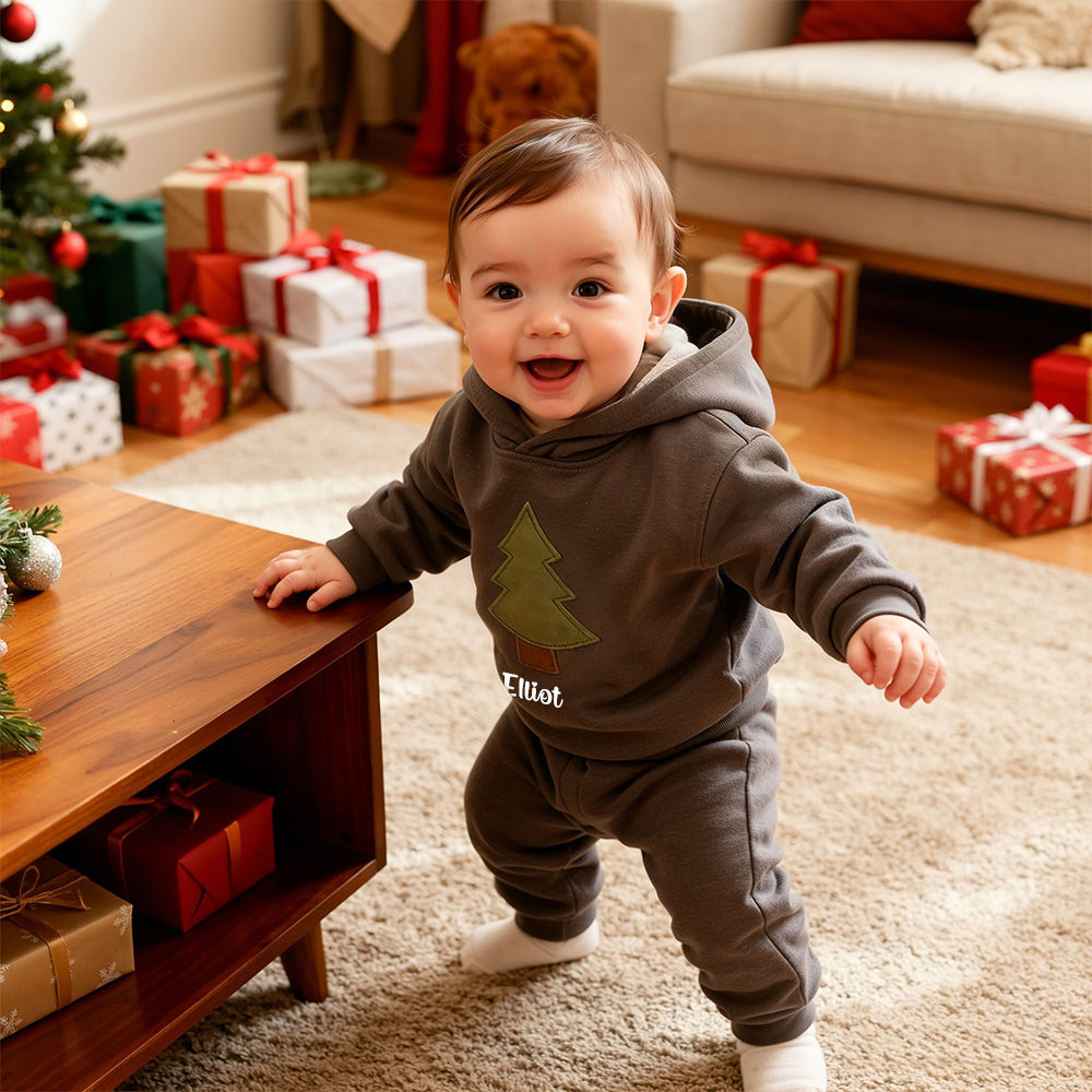 Personalized Kids Christmas Hoodie and Pants | YESMC34