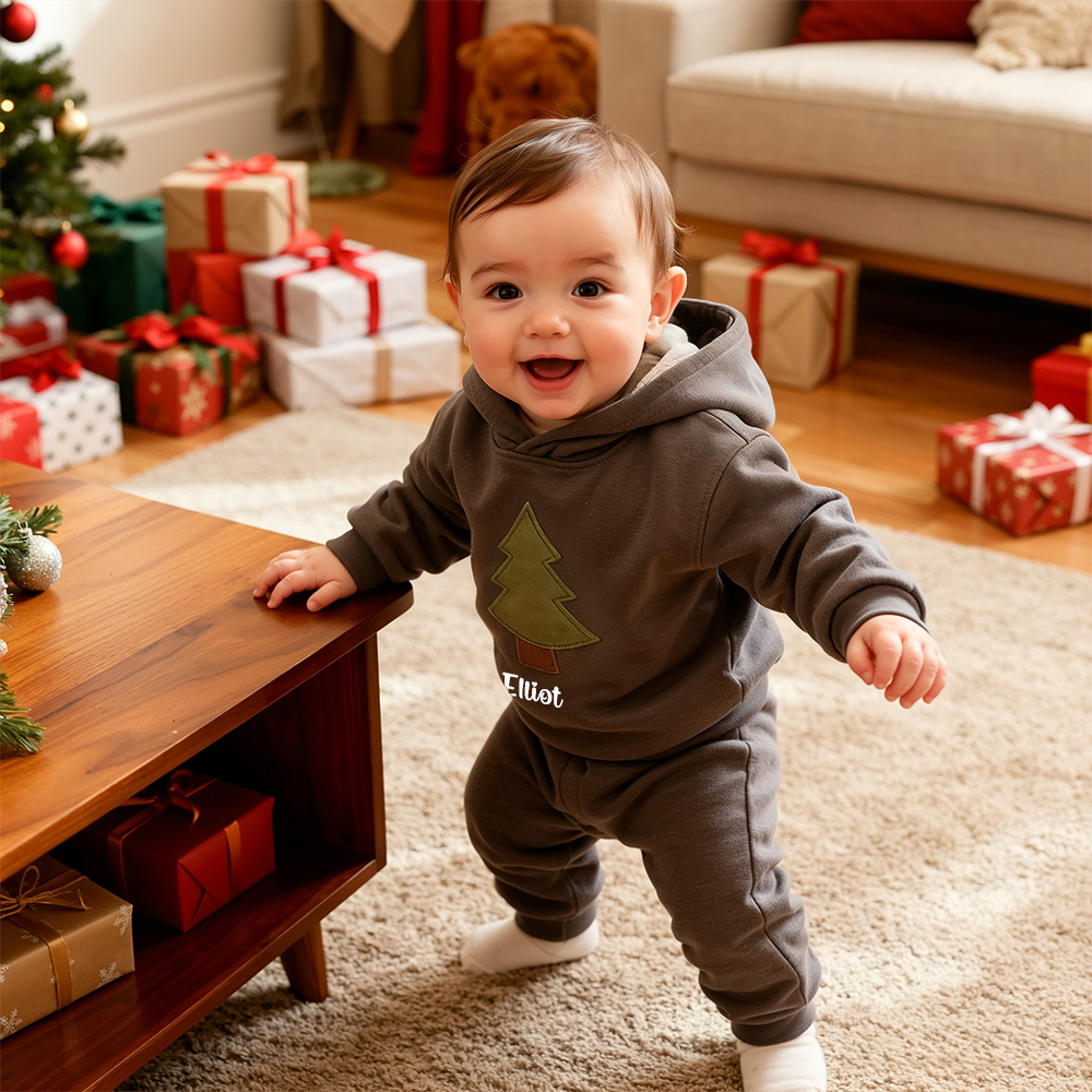 Personalized Kids Christmas Hoodie and Pants | YESMC34