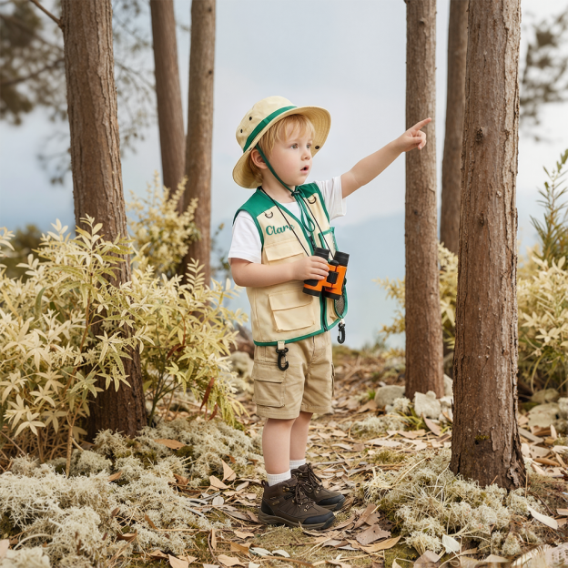 Personalized Kids Safari Explorer Set| Cloth263