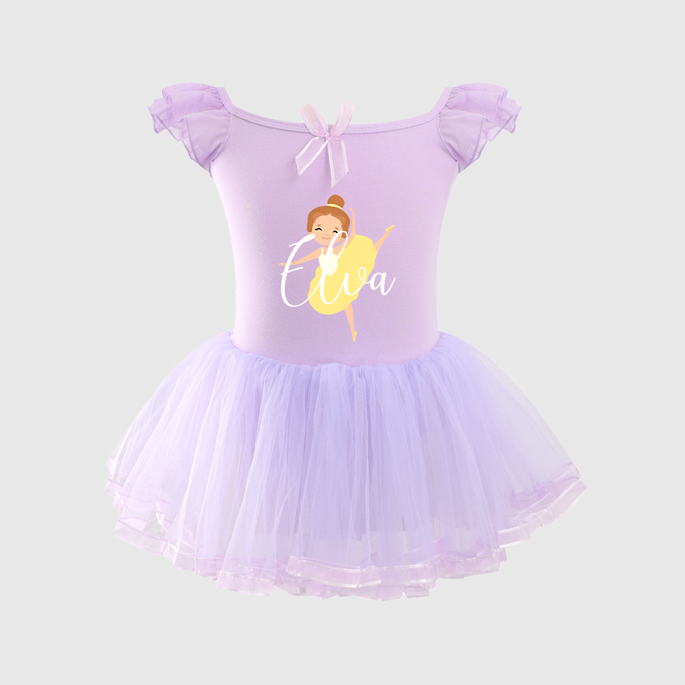 Personalized Girl Ballet Dance Tutu Dress| Dress87