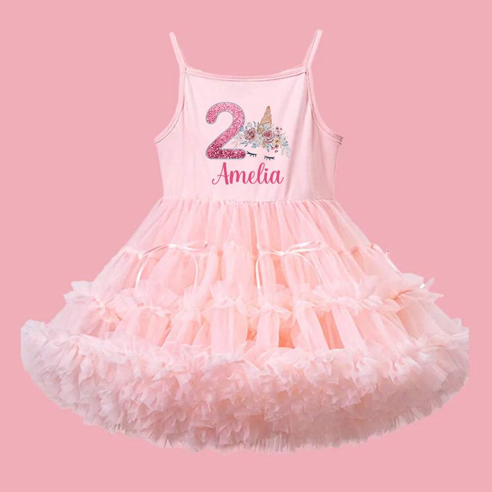 Personalized GirlMermaid/Unicorn Birthday TUTU Dress| Dress92