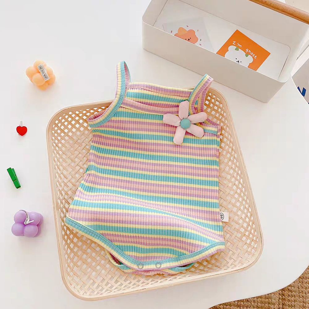 Personalized Baby Hand Knitted Summer Romper| BBcloth137