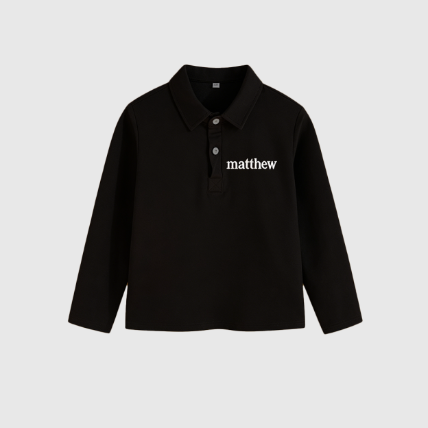 Personalized Kids Embroidered Polo Shirt| Cloth280