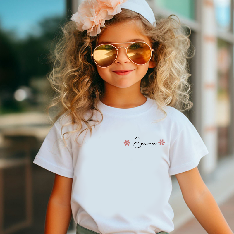 Personalized Girls Back To School T-Shirt| Cloth1490
