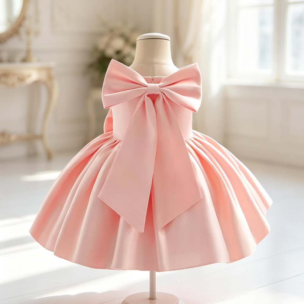 Personalized Baby Girl Embroidered Party Dress| Dress120