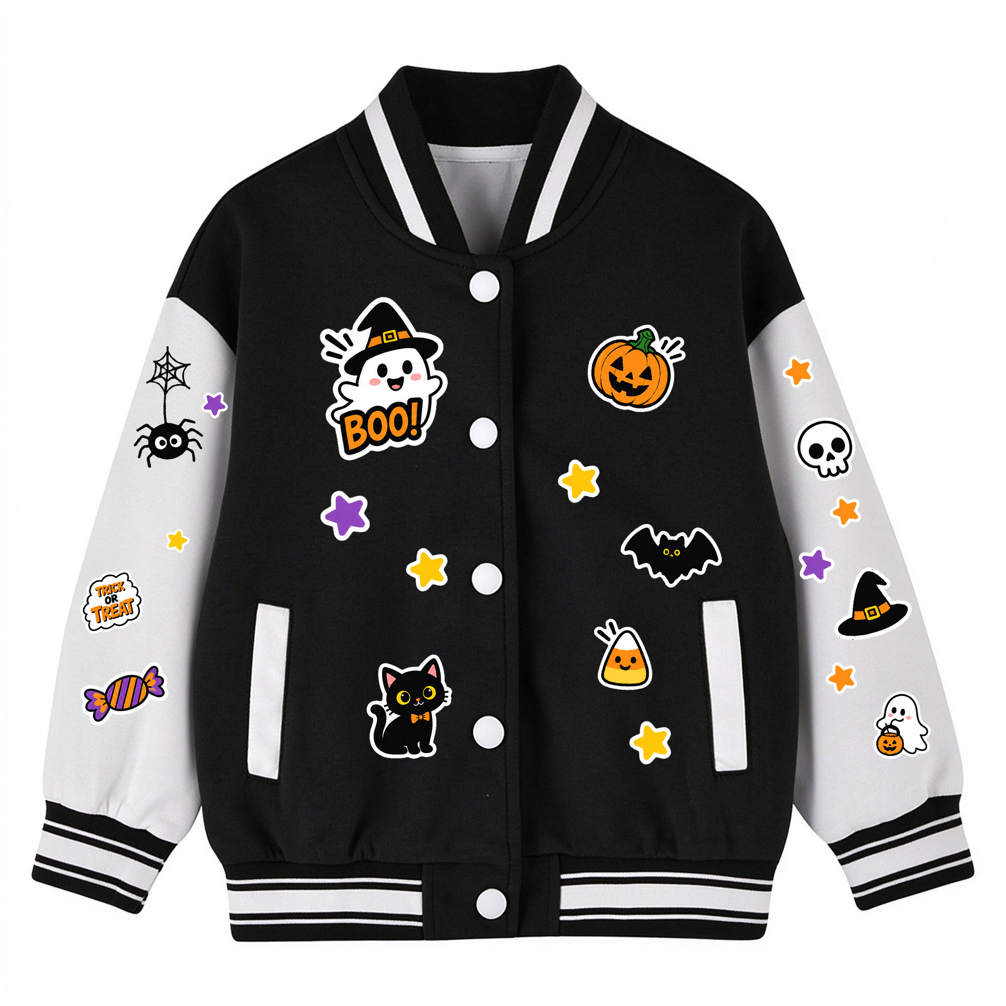 Personalized Halloween Varsity Jacket for Kids | YESHalloween21