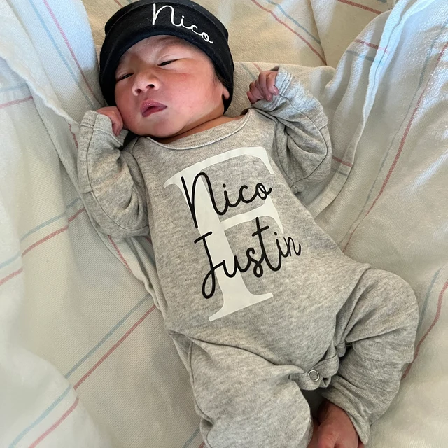 Personalized Baby Custom Baby Newborn Going Home Sets| BBCloth01