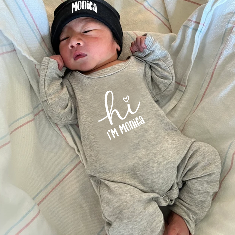 Personalized Baby Newborn Cozy Going Home Sets| BBCloth04