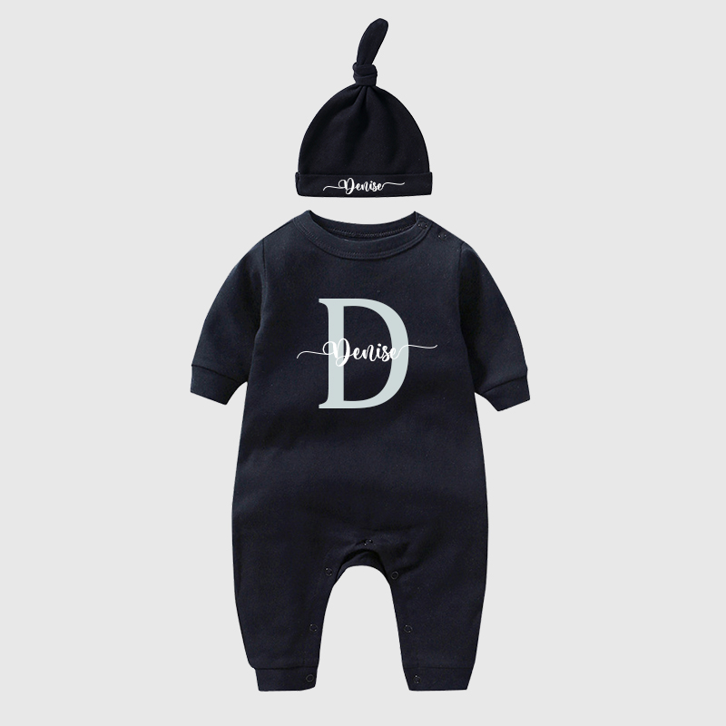 Personalized Baby Newborn Initial & Name Going Home Sets| BBCloth12