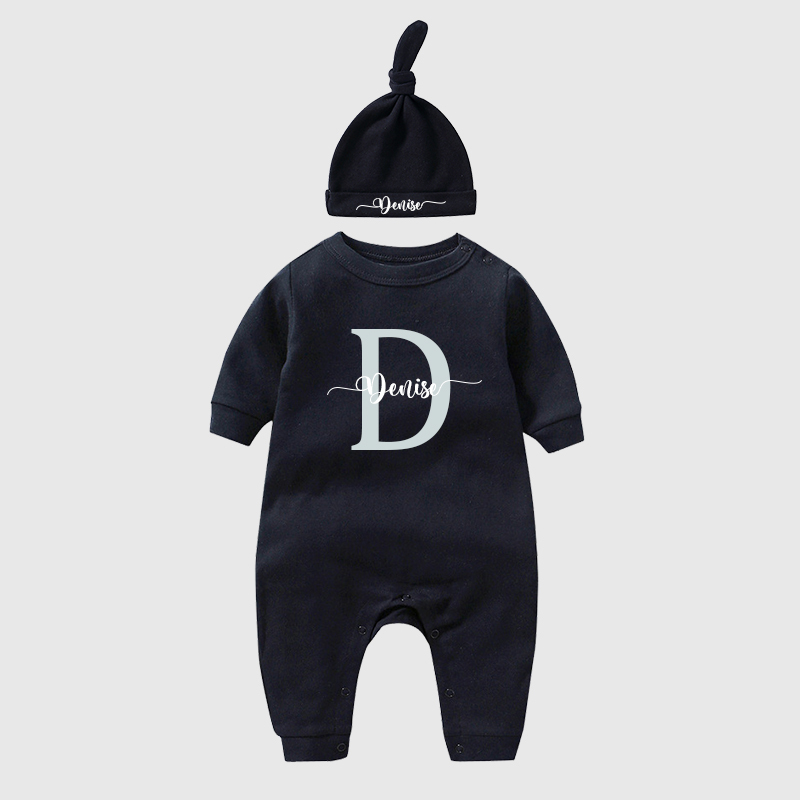 Personalized Baby Newborn Initial & Name Going Home Sets| BBCloth12