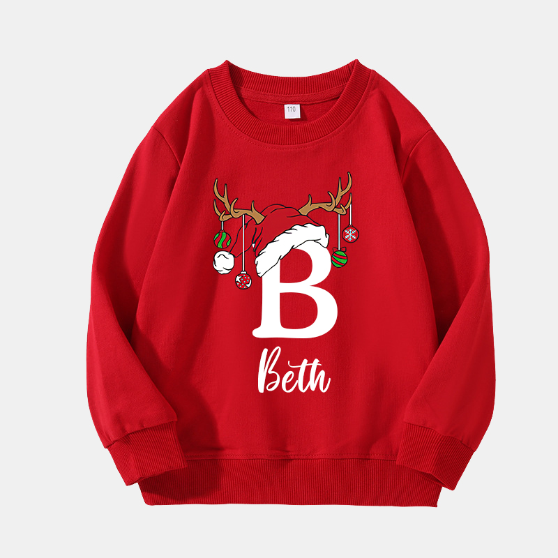 Personalized Kids Christmas Sweatshirt| Cloth89