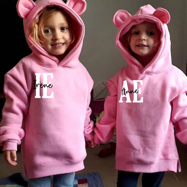 Personalized Kids Unisex Bear Hoodie| Cloth100