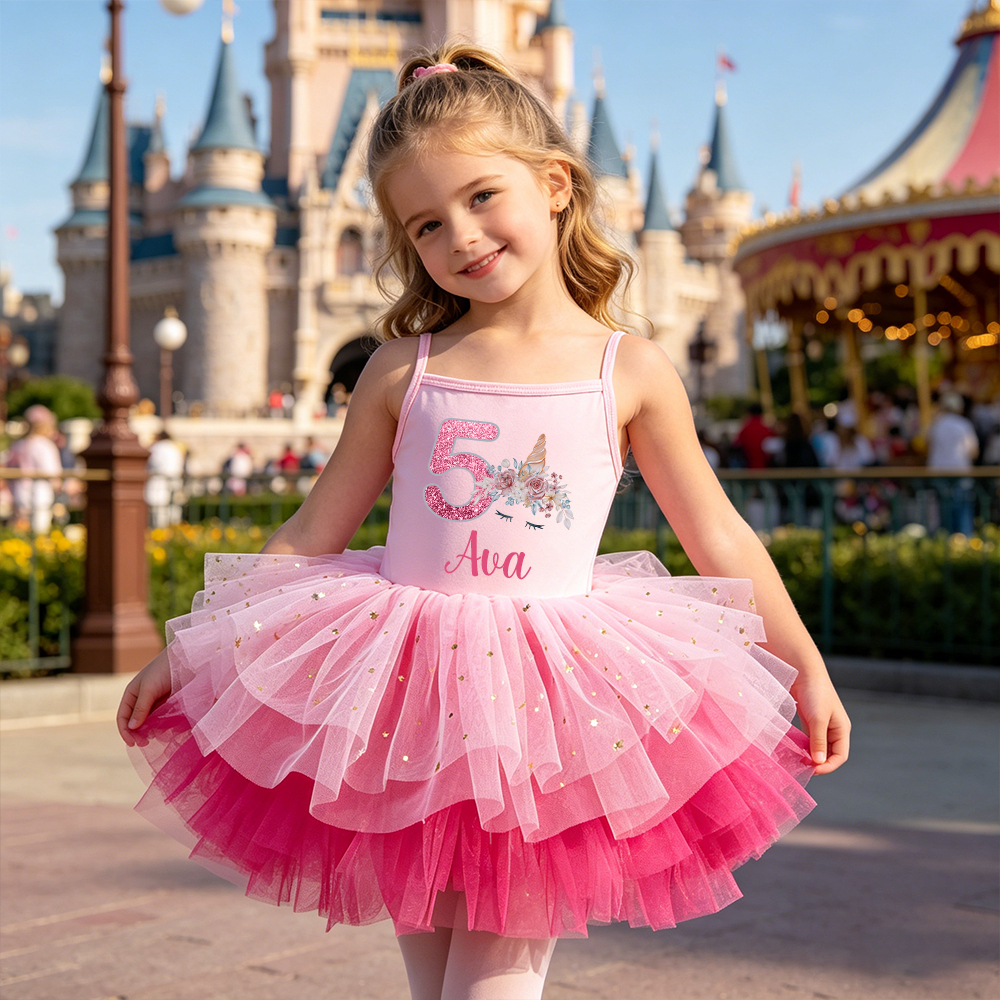 Personalized Girl Birthday Unicorn Tutu Dress| Dress97