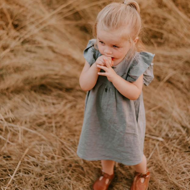 Personalized Girls Name Sleeveless Ruffle Dress| Dress18