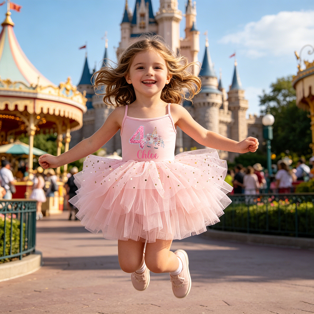 Personalized Girl Birthday Unicorn Tutu Dress| Dress97