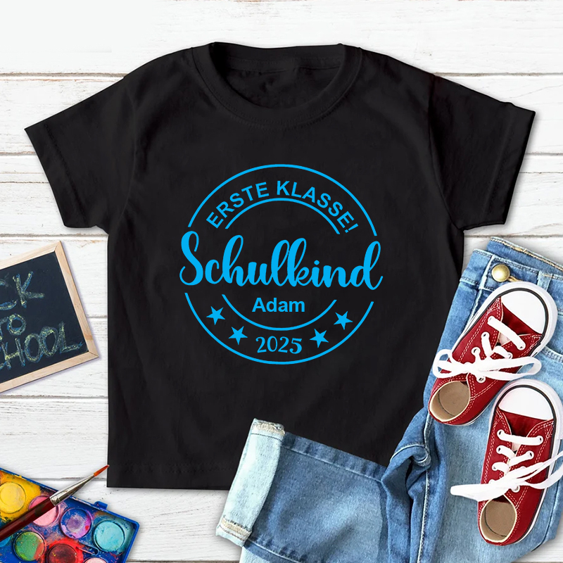 Personalized Kids Back To School Name T-Shirt| Cloth1478
