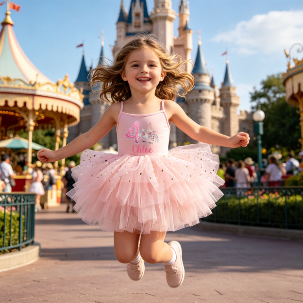 Personalized Girl Birthday Unicorn Tutu Dress| Dress97