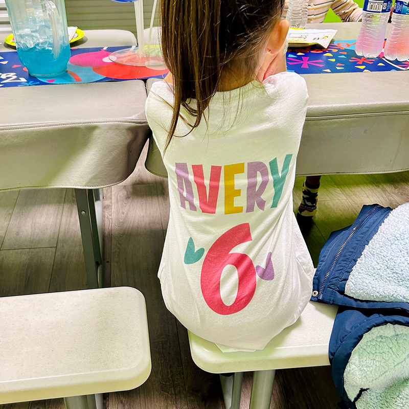 Personalized Girl Colorful Birthday T-Shirt| Cloth1473