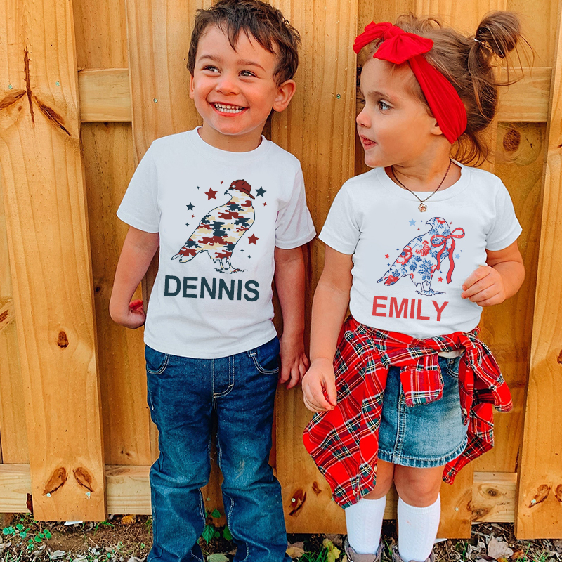 Personalized Kid 4th Of July Independence T-Shirt| Cloth1456