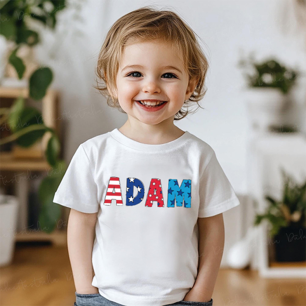 Personalized Kid 4th Of July Independence T-Shirt| Cloth1462
