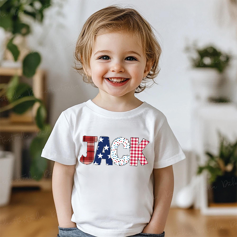 Personalized Kid 4th Of July Independence T-Shirt| Cloth1463