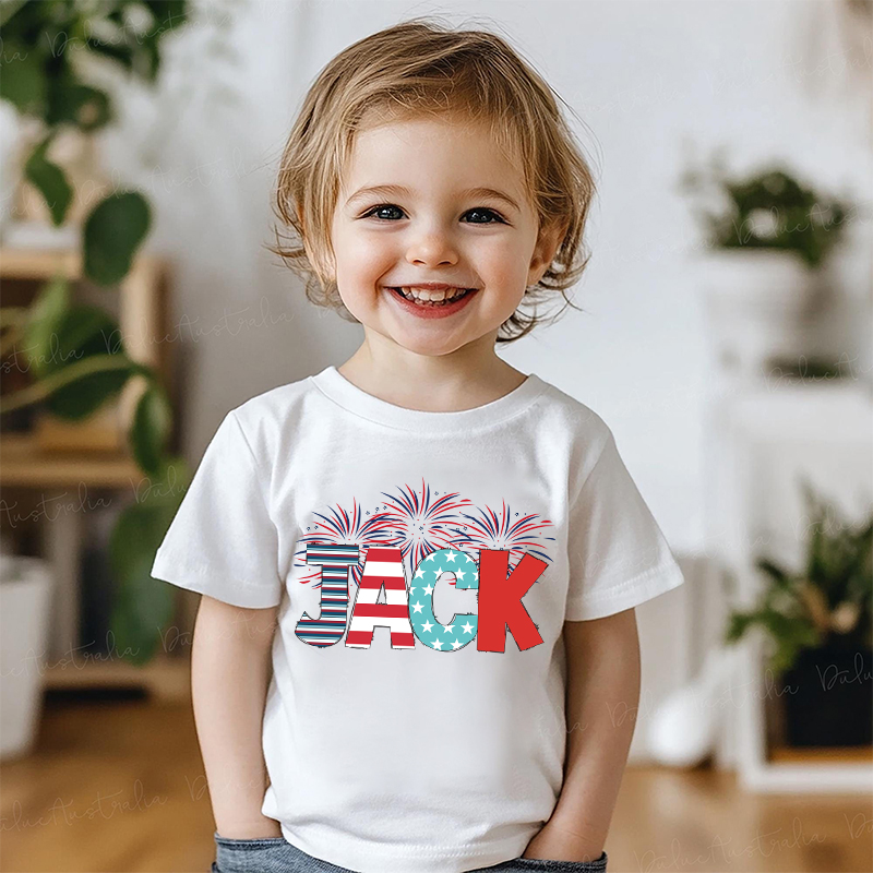 Personalized Kid 4th Of July Independence T-Shirt| Cloth1466