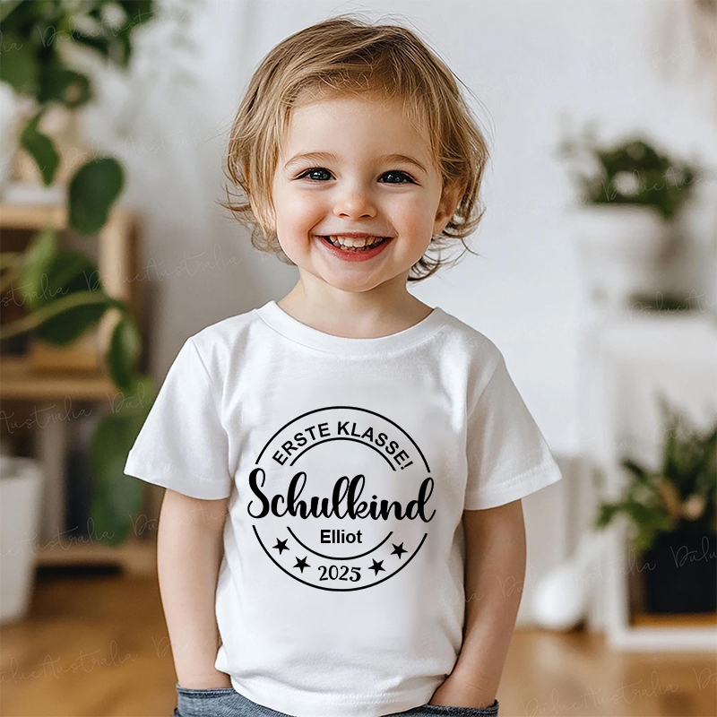 Personalized Kids Back To School Name T-Shirt| Cloth1478