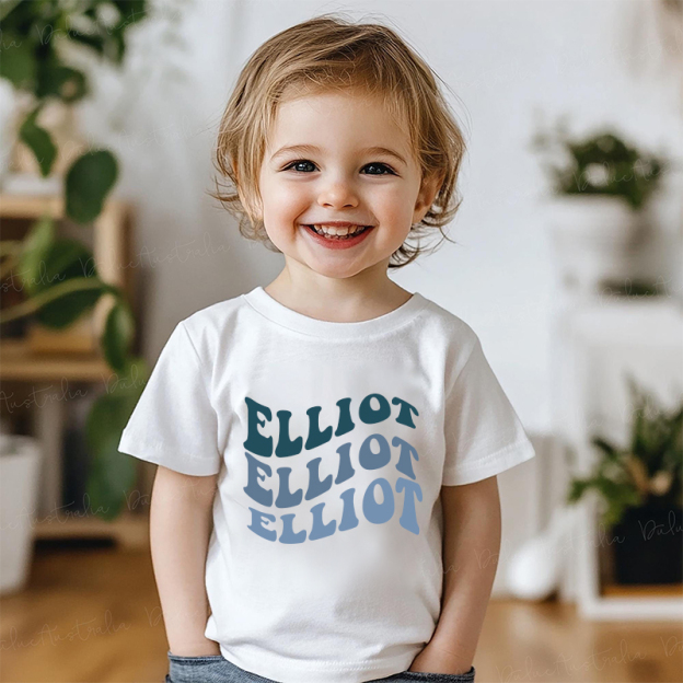 Personalized Boy Name Cozy Soft T-Shirt| Cloth1431
