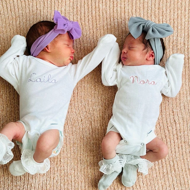 Personalized Embroidered Baby Onesie| BBCloth62